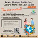 Public Webinar: Inside Deaf Culture: More Than Just Hands